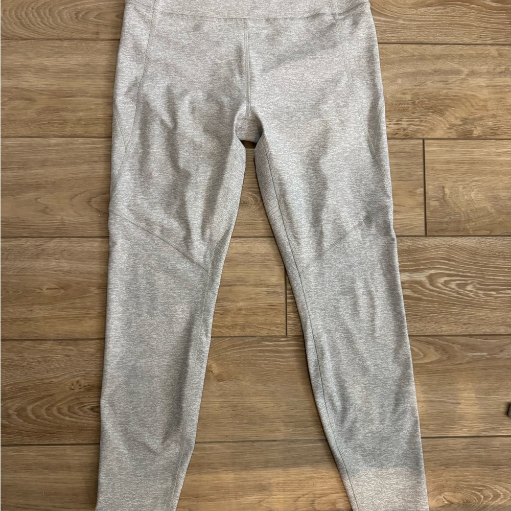 Gray and white Leggings